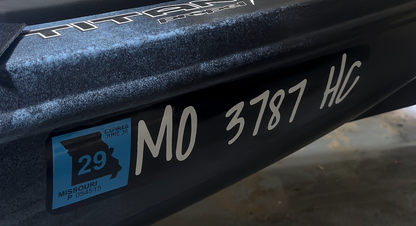 Kayak/Boat Registration Numbers